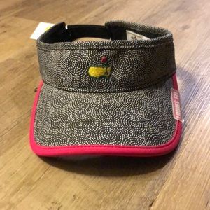 Master’s ladies black and pink visor